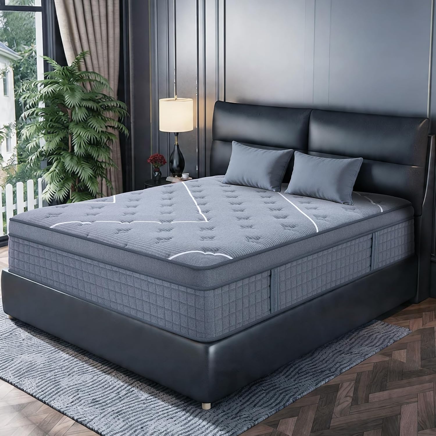 Memory Foam Mattress In A Box Queen - Queen Boy Yatak, 10 İnç Kalınlığında,