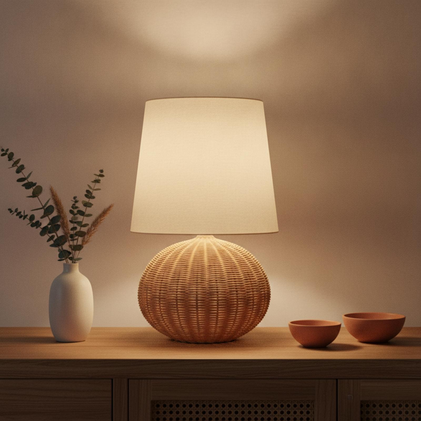Yatak Başı Lambası Rattan Taba - Bedroom Furniture incelemesi ve fiyatı