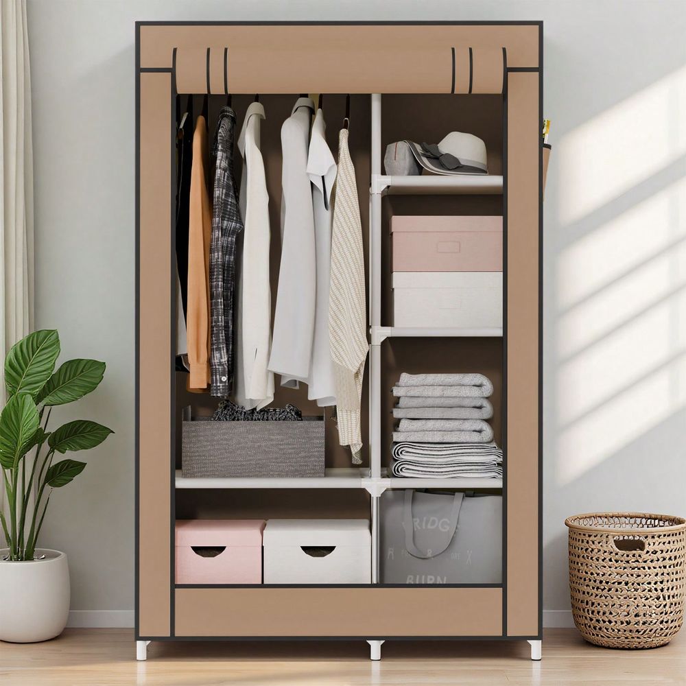 Asılı Kıyafetler İçin Dolap De - Wardrobe Closet Portable Fabric Cover incelemesi ve fiyatı