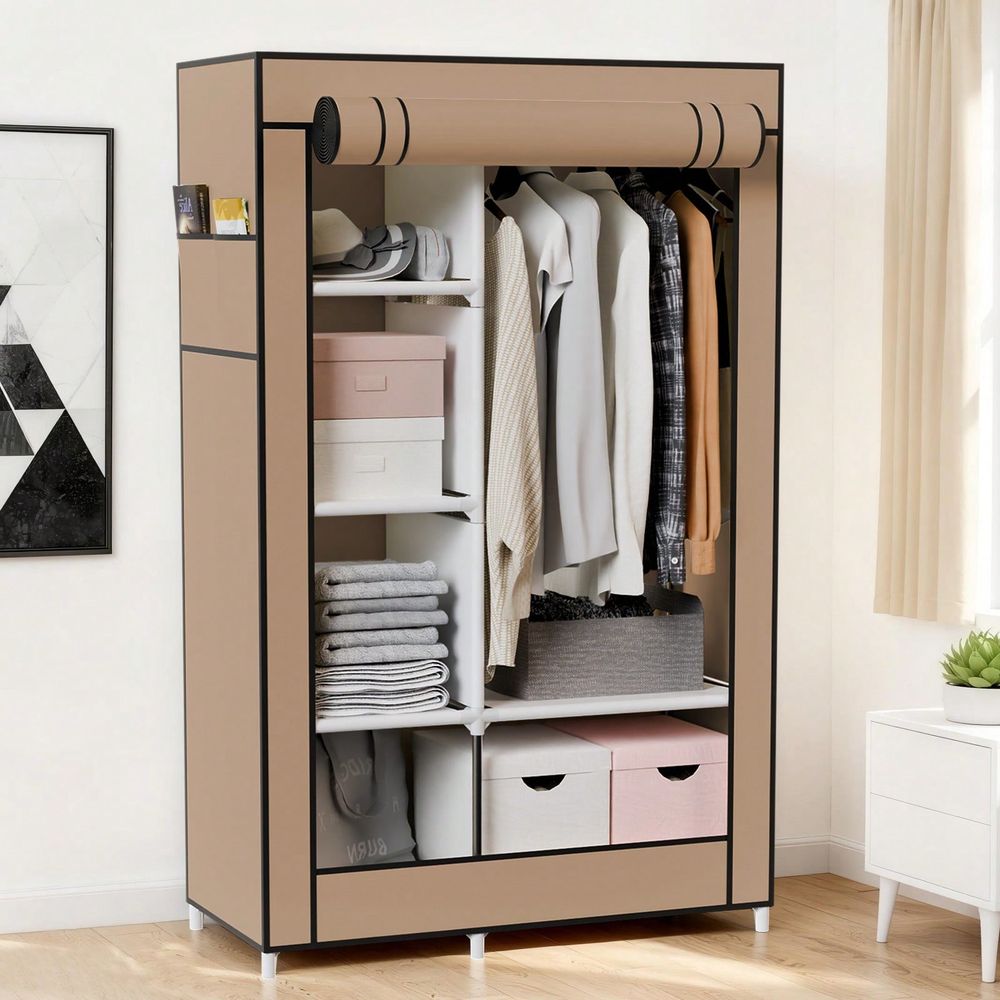Asılı Kıyafetler İçin Dolap De - Wardrobe Closet Portable Fabric Cover incelemesi ve fiyatı
