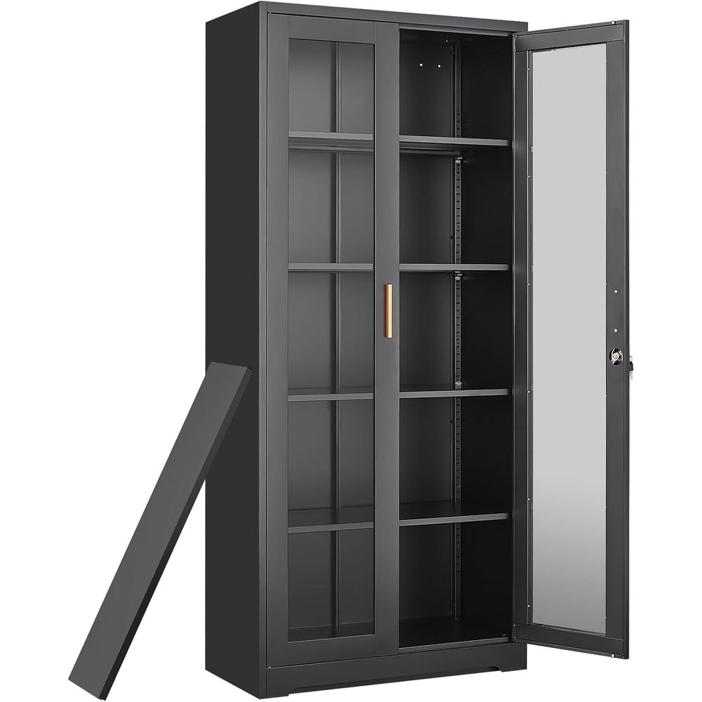 Cam Kapaklı Curio Vitrin, 71”Y - Storage incelemesi ve fiyatı