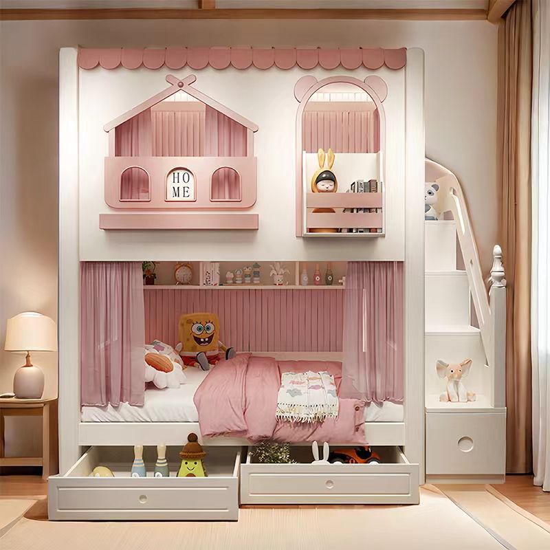 Çocuk yatağı kız prenses ranza - Bunk Bed With Stairs And Slide incelemesi ve fiyatı