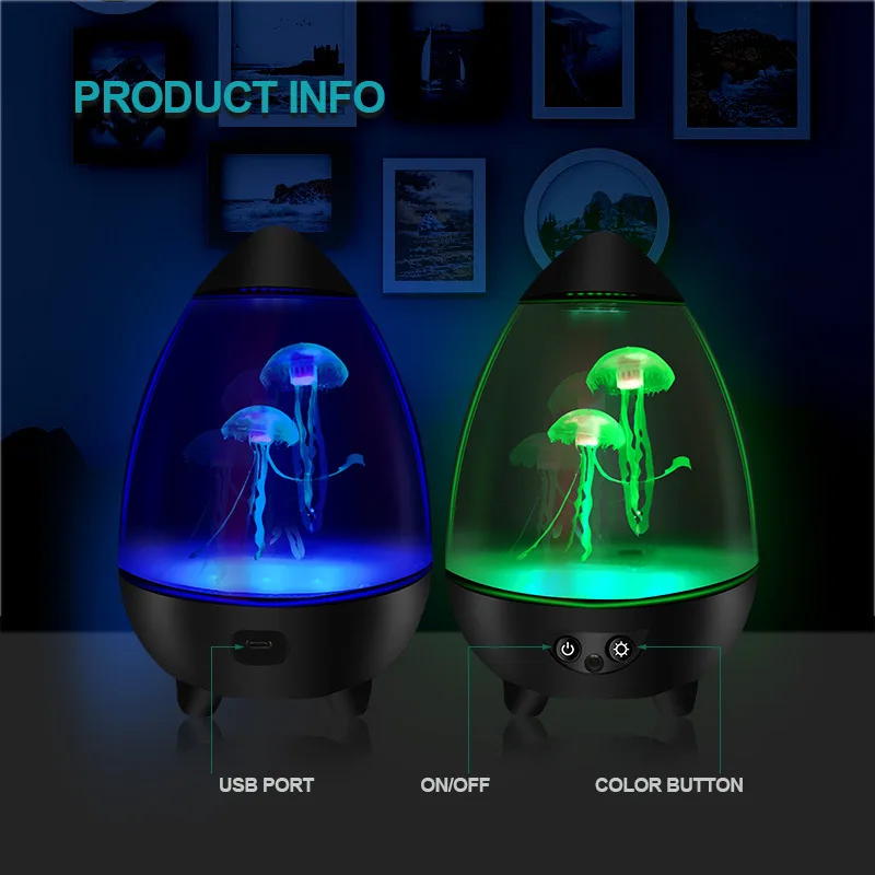 LED balık lamba ortam gece lam - Floating Nightstand With Led Light incelemesi ve fiyatı