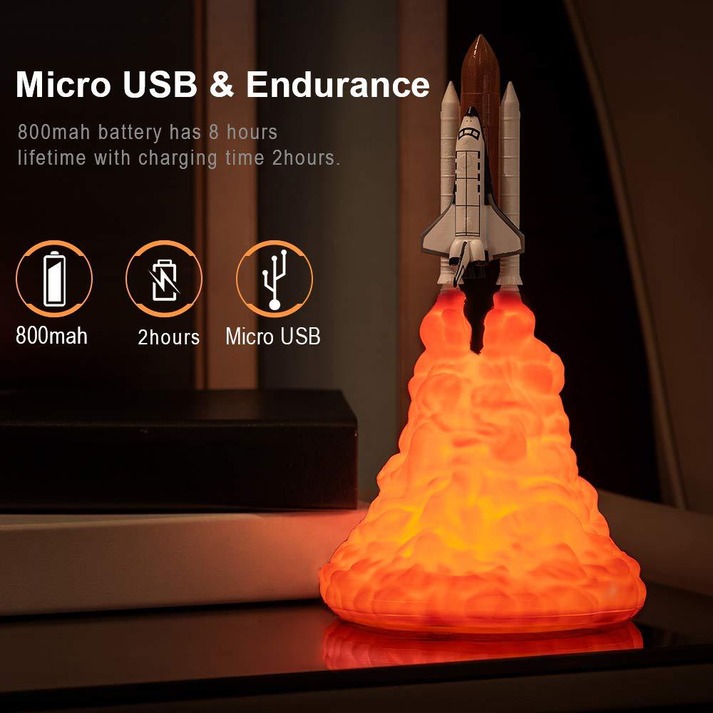 USB şarj edilebilir uzay mekiğ - Floating Nightstand With Led Light incelemesi ve fiyatı