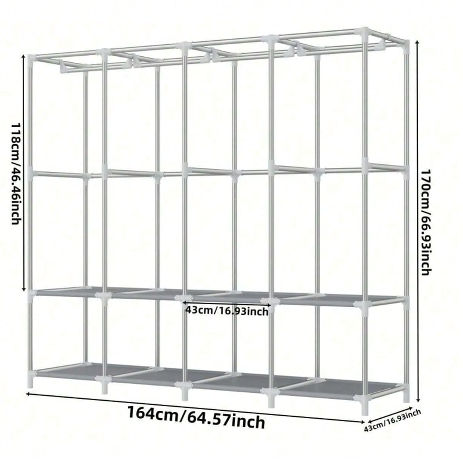 Büyük Taşınabilir Dolap Gardır - Wardrobe Closet Portable Fabric Cover incelemesi ve fiyatı