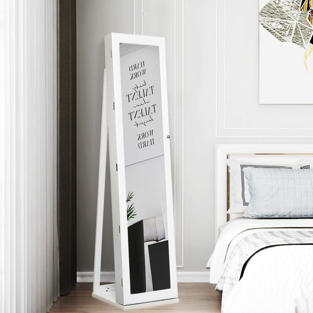 Tam Boy Aynalı, Kilitlenebilir - Full Length Mirror Jewelry Armoire incelemesi ve fiyatı